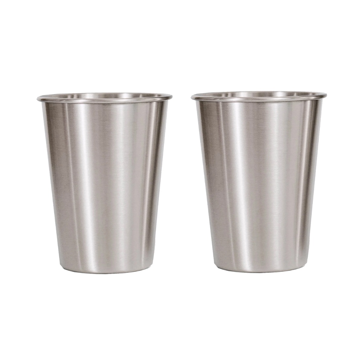 Elephant Box Stainless Steel Cups -  Set of 2