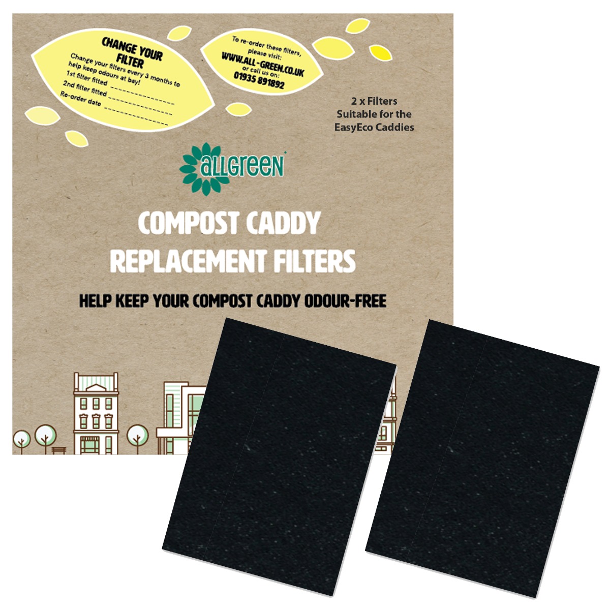 Filters for Easy Eco Compost Caddies
