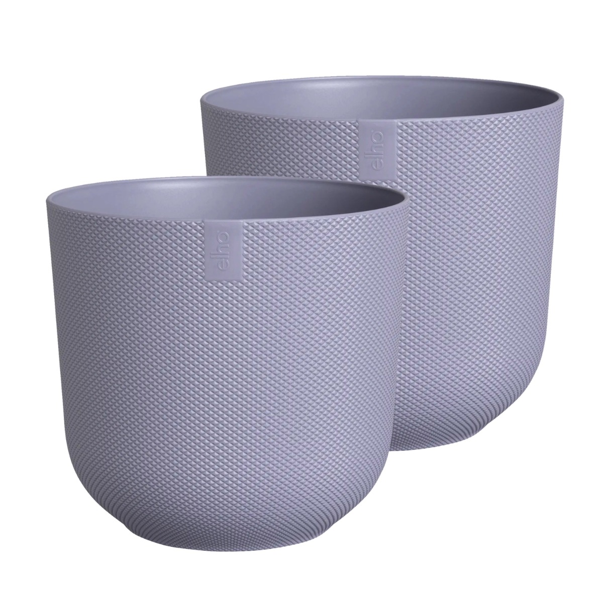 Elho Jazz Round Recycled Plastic Plant Pot - Lavender - 26cm