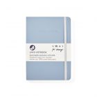 VENT: ReLeather and Sustainable Paper A5 Make a Mark Notebook (Dusty Blue) 