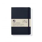 VENT: ReLeather and Sustainable Paper A5 Make a Mark Notebook - Navy Blue 