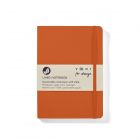 VENT: ReLeather and Sustainable Paper A5 Make a Mark Notebook (Orange) 