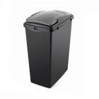 Recycling bin with 40L capacity, featuring a lifting grey lid