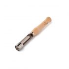 sustainably sourced beechwood apple corer with metal blade
