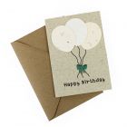 Plantable balloon happy birthday greeting card