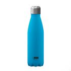 Stainless steel water bottle in blue