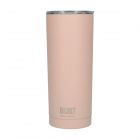 Pale pink eco friendly metal travel mug