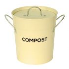 Cream compost handle made from metal