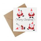 Wildflower Plantable Christmas Card - Merry Christmas Santa/Father Christmas