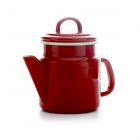 Vintage-styled enamel teapot which can be used for coffee as well