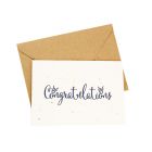 Congratulations (Engagement) - Wildflower Plantable Card