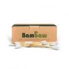 Box of 100% compostable bamboo cotton buds