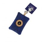 Two Dogs & Co Cork Dog Poo Bag Pouch - Dark Blue