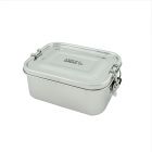 Sturdy metal latched food container