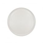Set of four reusable eco-friendly dinner plates made from recycled plastic, in assorted colours.