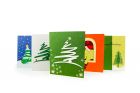 Eco friendly christmas card pack made from elephant dung