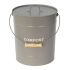 Large compost bin in grey