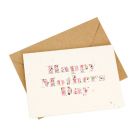 'Happy Mother's Day' Bold Print Design - Wildflower Plantable Card