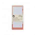 VENT: Recycled Paper & Card Slim Ideas Listpad Pink (Lined Paper)  