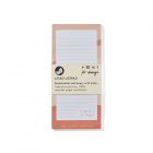 VENT: Recycled Paper & Card Slim Ideas Listpad Pink (Lined Paper)  