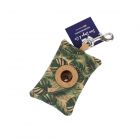 Two Dogs & Co Cork Dog Poo Bag Pouch - Leaves