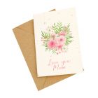 'Love You Mum' - Wildflower Plantable Card