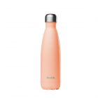 Stainless steel water bottle in pastel orange