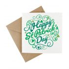 plantable seeded paper card for st patrick's day celebrations