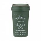 green eco friendly travel mug