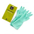 Eco Living Natural Latex Rubber Gloves - Green