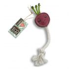novelty purple radish shaped eco-friendly dog toy