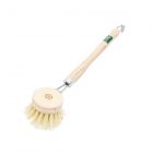 Wooden brush with round head and handle