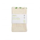 Organic cotton scrubbing sponge in 2 pack