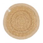 natural seagrass and jute round placemat for your dinner table