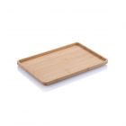 Small rectangular bamboo serving tray