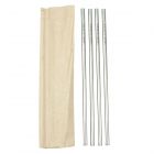 Stainless Steel Single Straw - Set of 4 