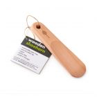 small shoehorn made from pear trees, with a handy hanging loop