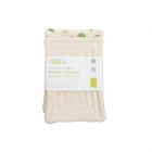 Organic cotton smooth sponges for kitchens and bathrooms