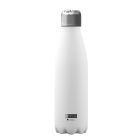 Stainless steel water bottle in white 