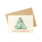 Merry Christmas Tree (Pack of 5) - Wildflower Plantable Card