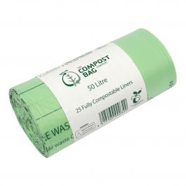JIEJIEYA® UK's No1 30&50 Litre 100% biodegradable & compostable swing bin liners 