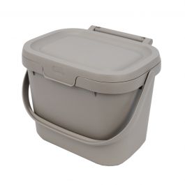 Light Grey Addis Eco 100% Recycled Plastic Utility Cleaning Caddy with Twin Compartment and Handle 9 litres 