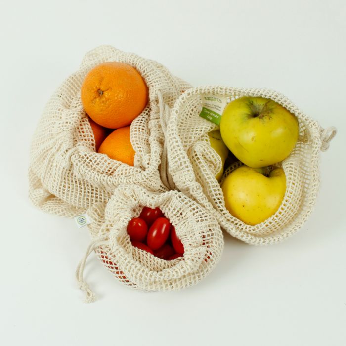 Cotton bags for produce hotsell