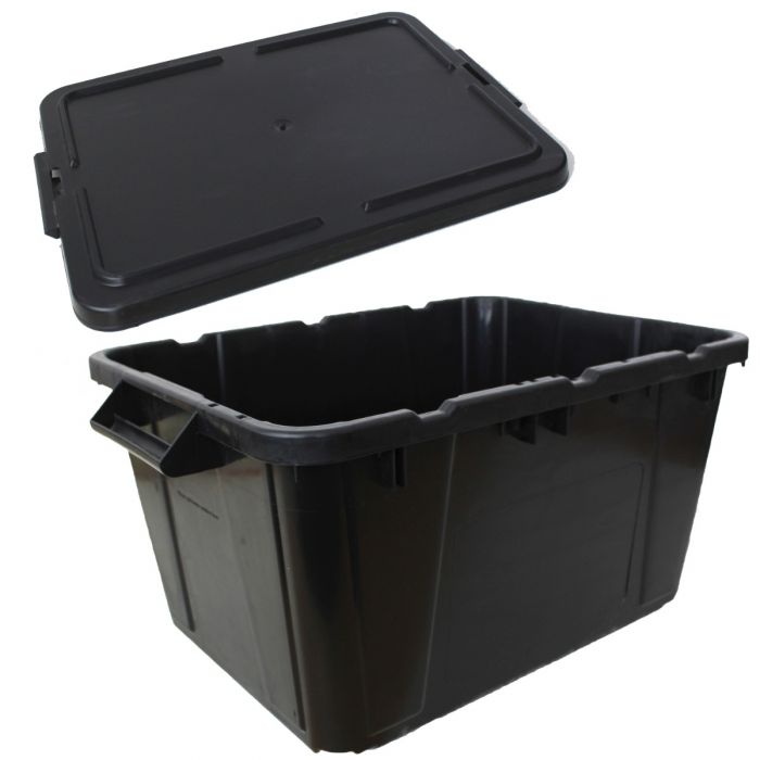 Ergo Box Black 44L Black Lid