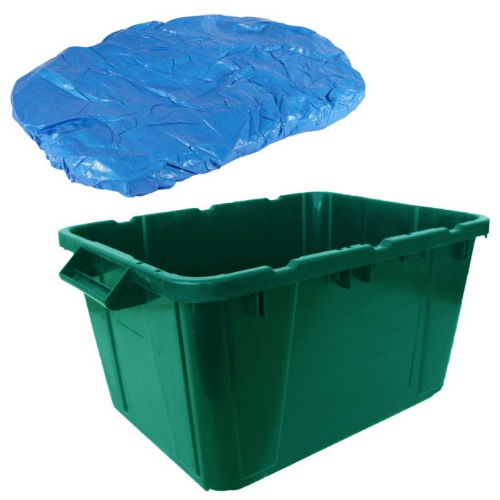 Ergo Box Green 55L Coral Stretch Cover