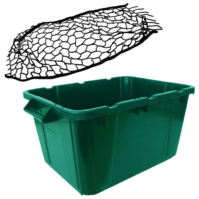 Ergo Box Green 55L Black Stretch String Net Cover