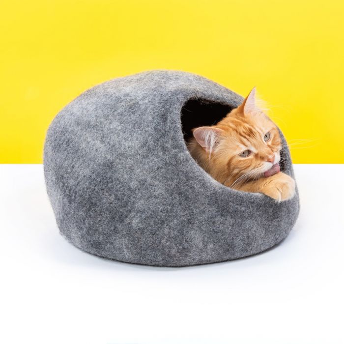 Mimi s Daughter s Eco Cat Bed Cave Stone Small