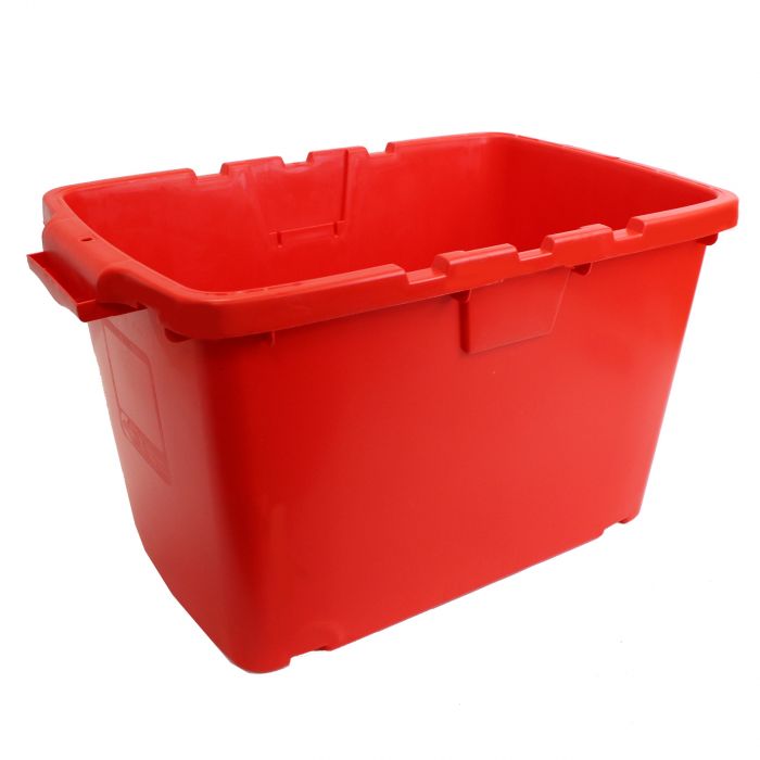 Storage Box Coral 44 Litre Green Outdoor Kerbside Waste Recycling Box With Black Lid 