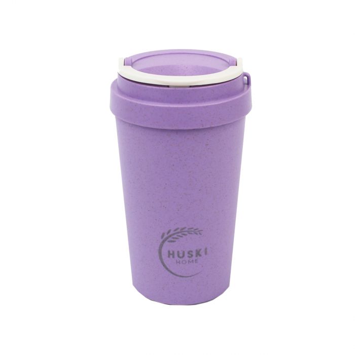 Huski Home Rice Husk Reusable Travel Cup Violet Purple 400ml