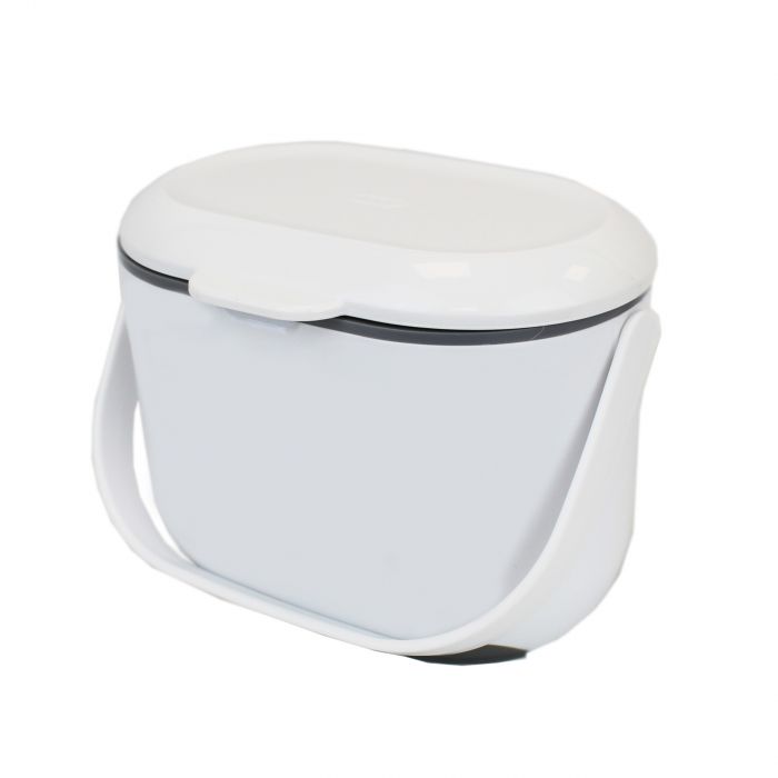 Addis Compost Caddy - 2.5 Ltr - White/Grey